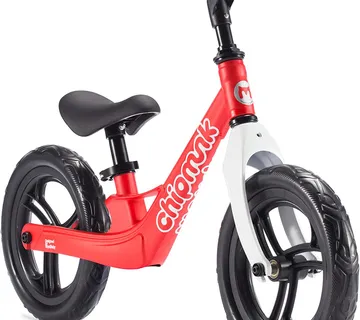 Dječji bicikl bez pedala ChipMunk magnezij crveni CM-B002 - cover