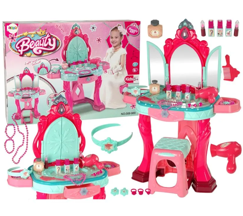 Dječji stol za djevojčice za uređivanje svijetlo i zvuk - cover