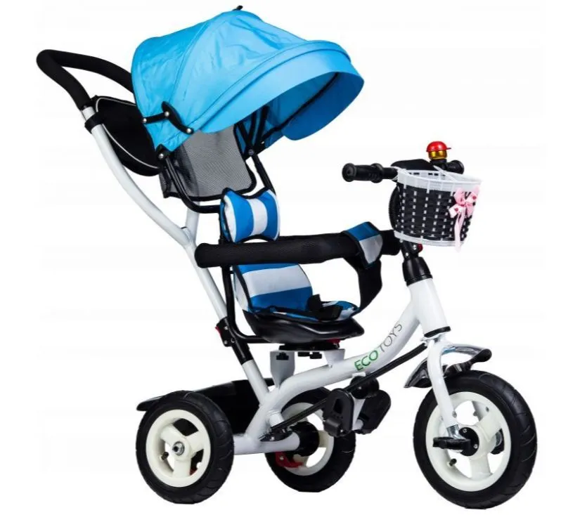 Dječji tricikl Ecotoys plavi - cover