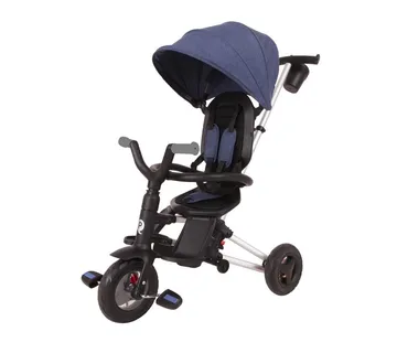 Dječji tricikl Qplay Nova plavi gume na pumpanje - cover