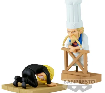 One Piece Sanji & Zeff figura 8cm - cover