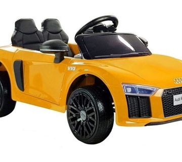 Licencirani auto na akumulator Audi R8 Spyder - žuti - cover
