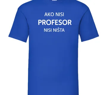 Majica ako nisi profesor - cover