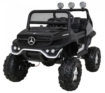 Licencirani auto na akumultor Mercedes BENZ UNIMOG S- crni - cover