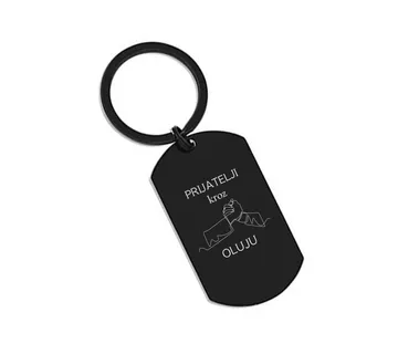 Privjesak vojna pločica – prijatelji kroz oluju - cover