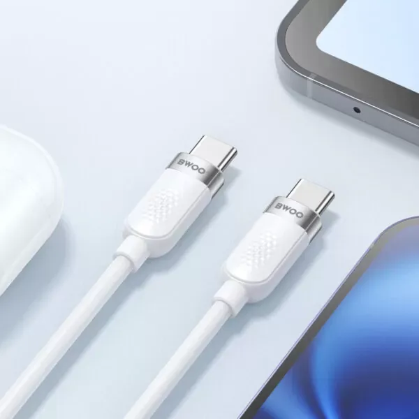 USB-C na USB-C kabel za brzo punjenje fast charging 65W 1M Max BWOO - cover