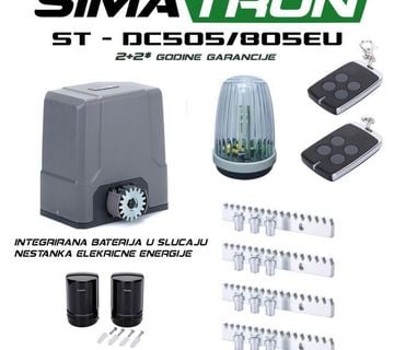 Najbrži Simatron motor s baterijom za klizna vrata do 500/800kg - cover