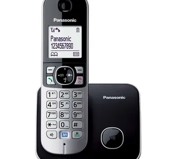 Telefon PANASONIC KX-TG6811FXB bežični - crni - cover