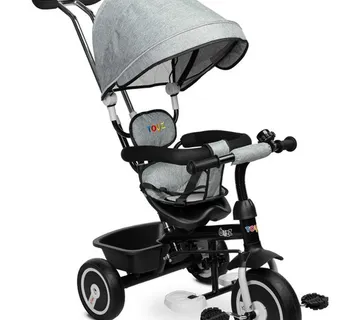 Dječji tricikl Buzz sivi - cover