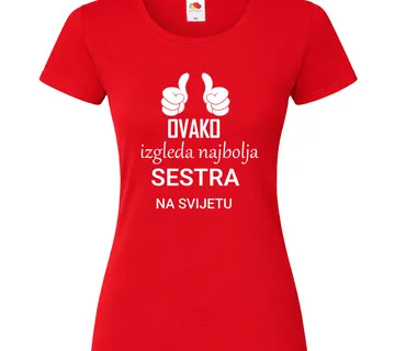 Majica za najbolju sestru - cover