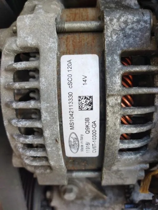 FORD FIESTA VII 2017 1.0 ECOBOOST ALTERNATOR - cover