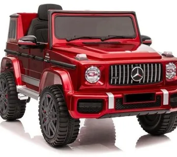Licencirani auto na akumulator Mercedes G63 - crveni/lakirani - cover