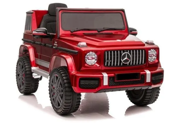 Licencirani auto na akumulator Mercedes G63 - crveni/lakirani - cover