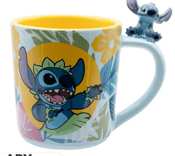 Šalica Disney 3D Hawaiian Stitch 460ml - cover