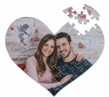 Puzzle u obliku srca - cover