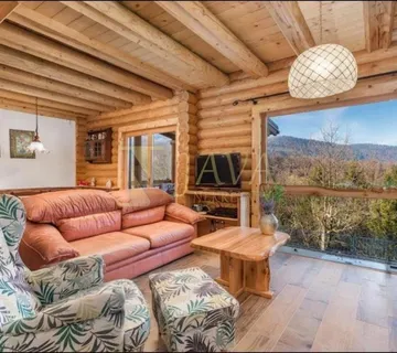 DELNICE, Idilična planinska novoizgrađena kuća (prodaja) - cover