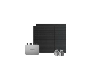 EcoFlow PowerStream Solarni Balkonski Set - Mikroinverter 800W + 2x400W Solarni Rigidni Panel + Pametne Utičnice - cover