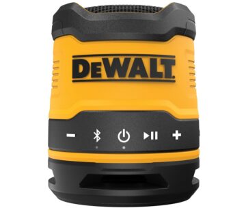 DeWalt bluetooth zvučnik DCR009 USB-C 5W IP67 86db - cover