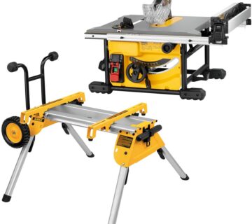 DeWalt stolna kružna pila DWE7485RS + POSTOLJE - cover