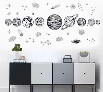 Zidna naljepnica - Space Planets - cover