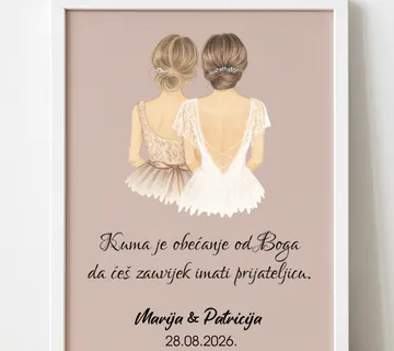 Okvir – poklon za kumu - cover