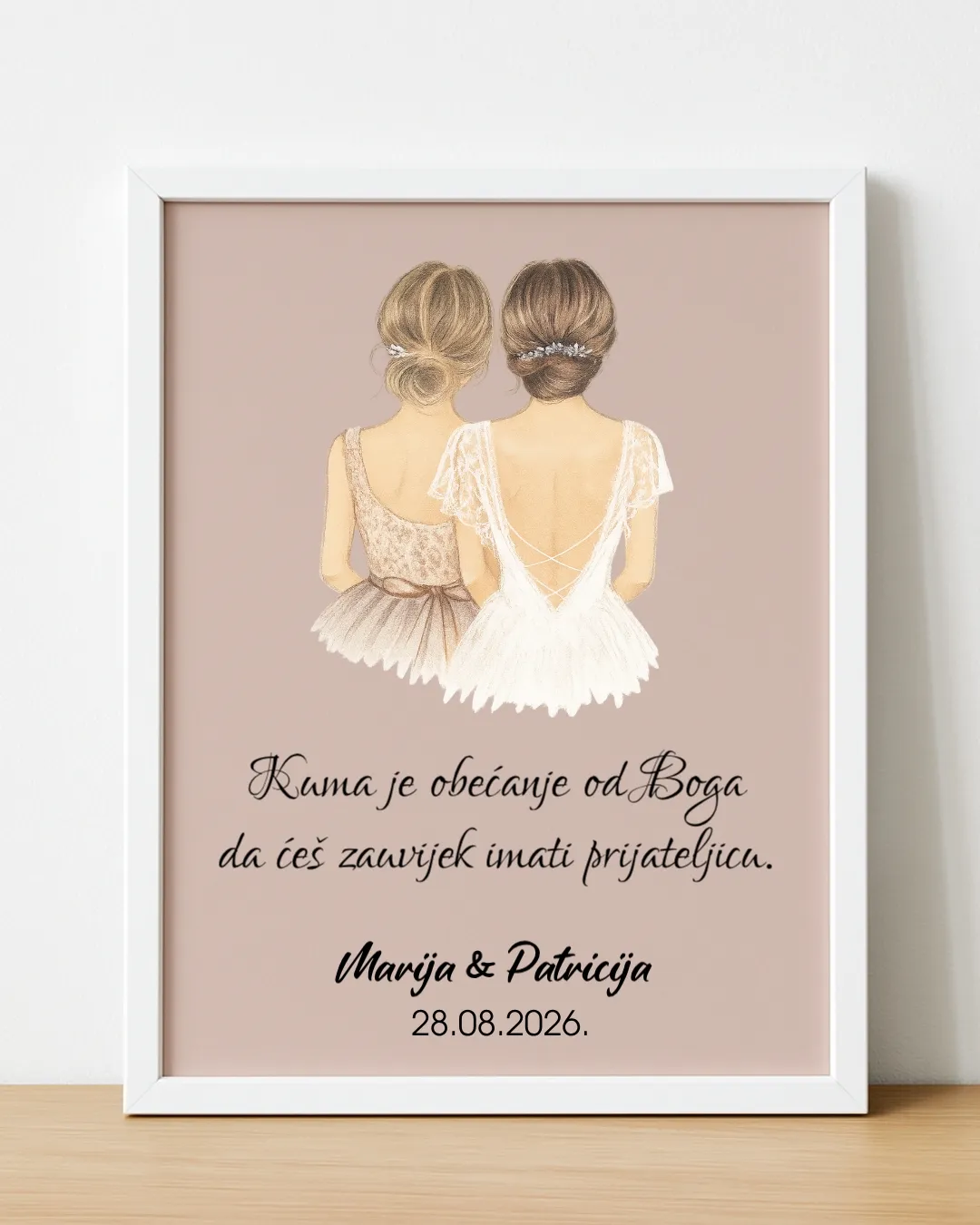 Okvir – poklon za kumu - cover