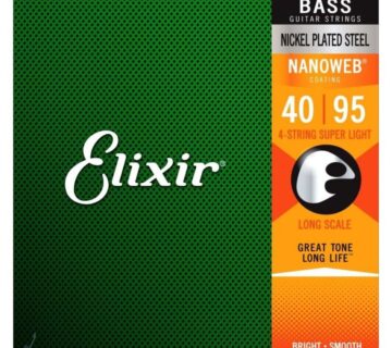 ELIXIR 40-95 NANOWEB SUPER LIGHT BASS 14002 - cover