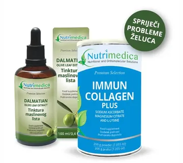 Paket 4 – tinktura maslinovog lista 100 ml i Immun Colagen Plus - cover