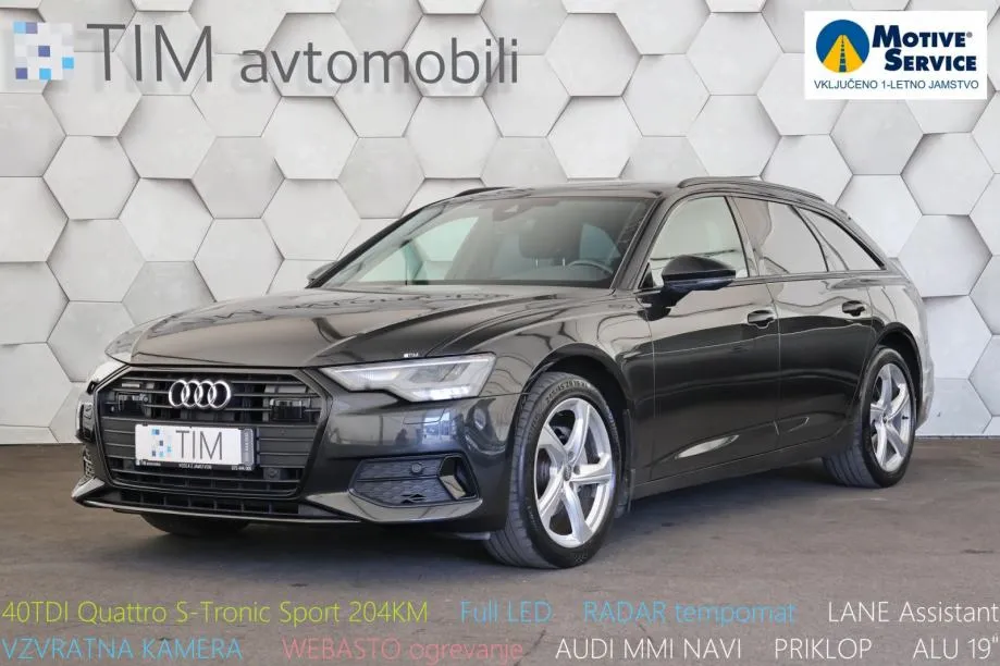 Audi A6 Avant 40TDI Quattro S-Tronic Sport 204KS KAMERA WEBASTO - cover