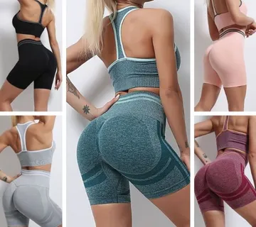 Kratke fitness tajice i grudnjak komplet - cover