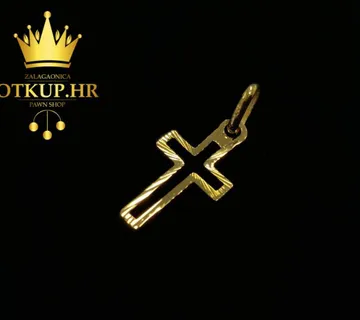 ZLATNI PRIVJESAK KRIŽ 0,54G (14K) / R1, RATE ! - cover