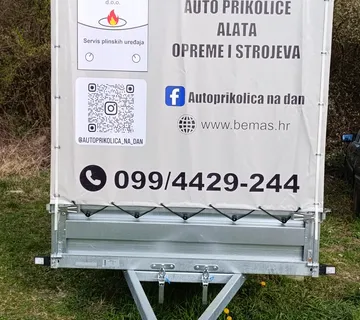 Najam/iznajmljivanje/rent a prikolice sa ceradom-Sesvete/Zagreb - cover