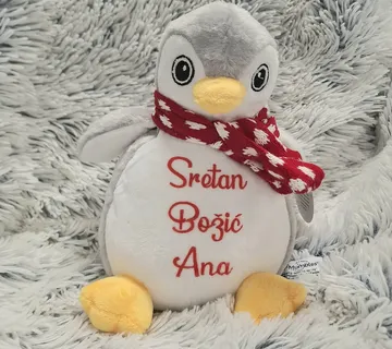 Plišani pingvin (23 cm) s natpisom - cover