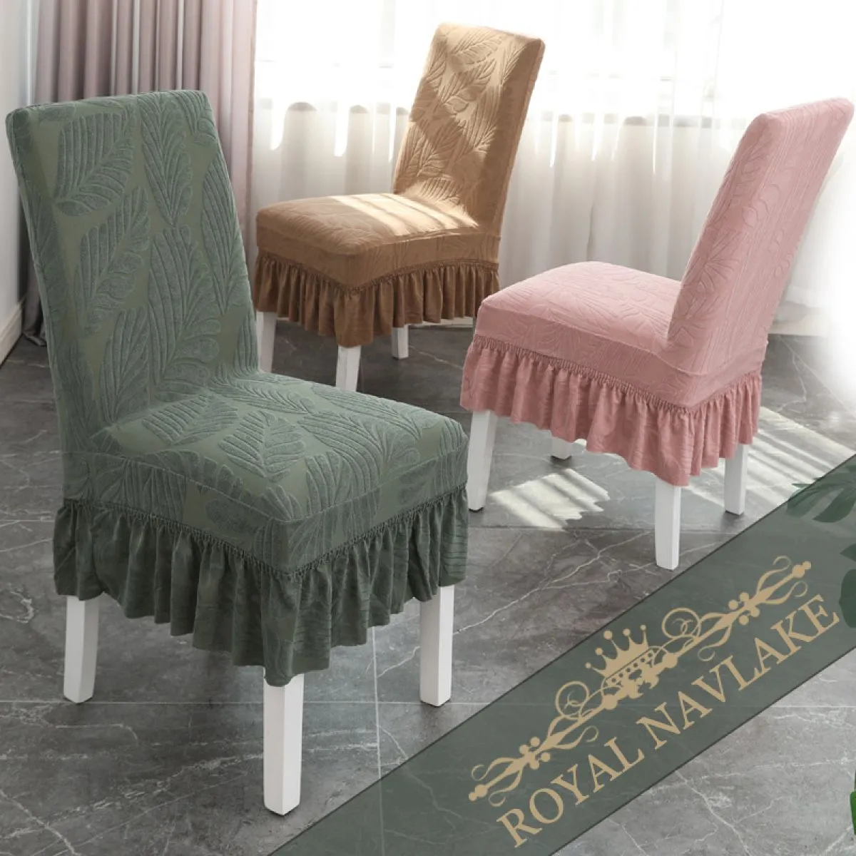 Royal - Navlake za stolice s volanima - cover