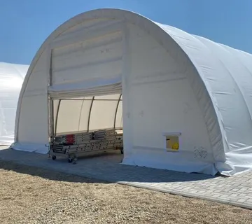 Montažna hala / montažni šator 9.15x12m 4,5m (V) 110m2 DOSTUPNO ODMAH - cover