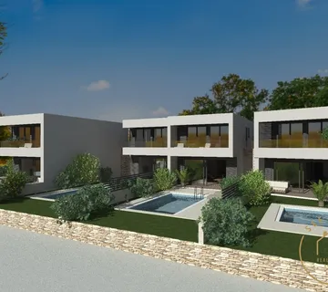 MODERNA KUĆA U NIZU S BAZENOM - cover