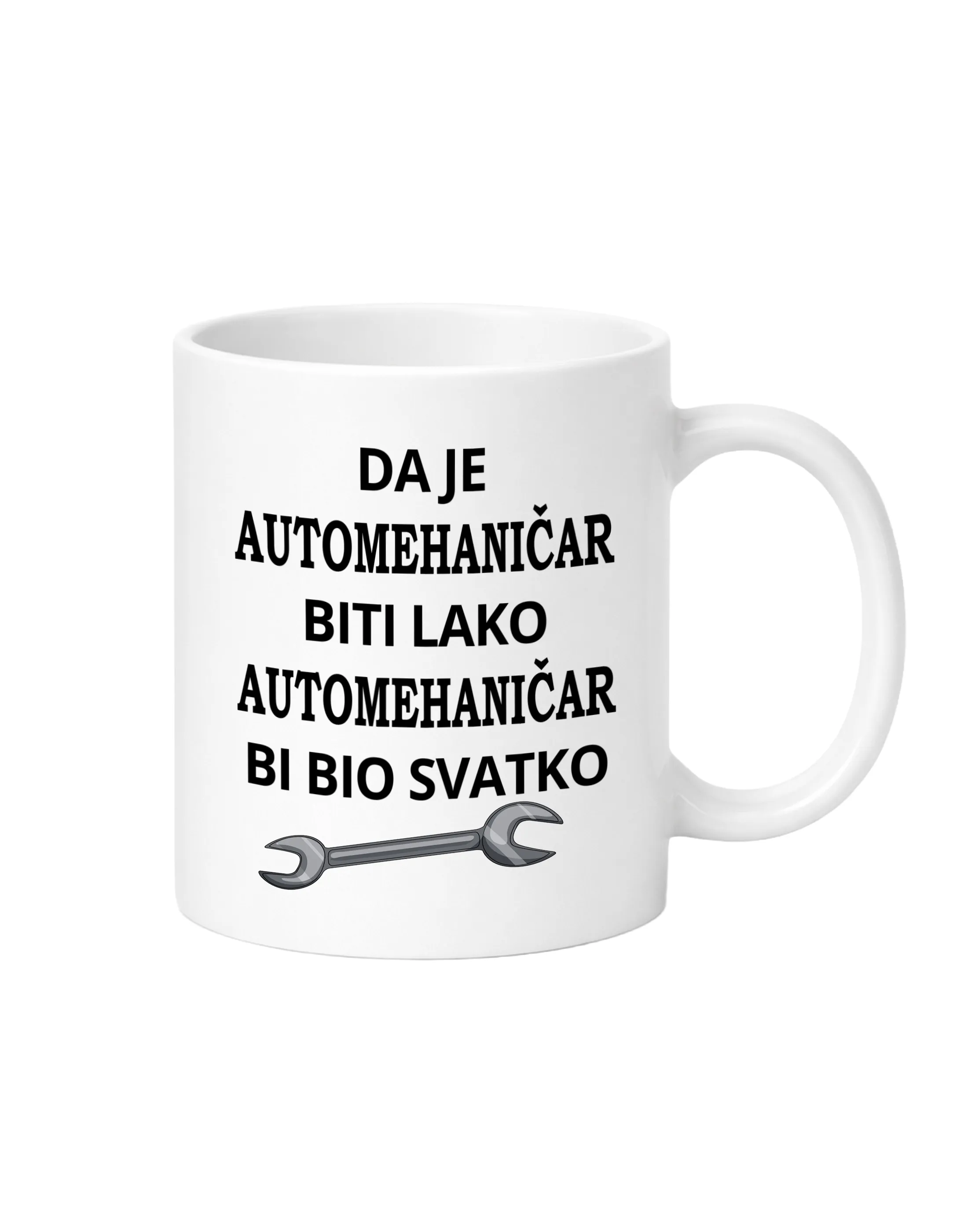 Šalica- Da je automehaničar biti lako - cover