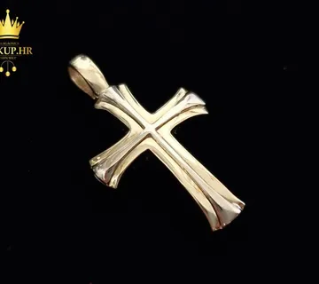 ZLATNI PRIVJESAK KRIŽ 3,22G (14K) / R1, RATE ! - cover