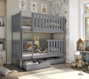 Krevet na kat od punog drveta – Dawid 180×80 - cover