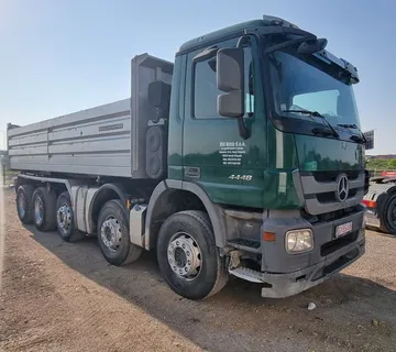 Mercedes Actros 4448 Meiller kiper može zamjena za bager gusjeničpar - cover
