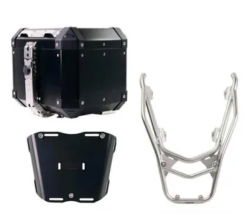 UNIT GARAGE TOP CASE ATLAS 36L ALUMINIUM + NOSAČ - cover