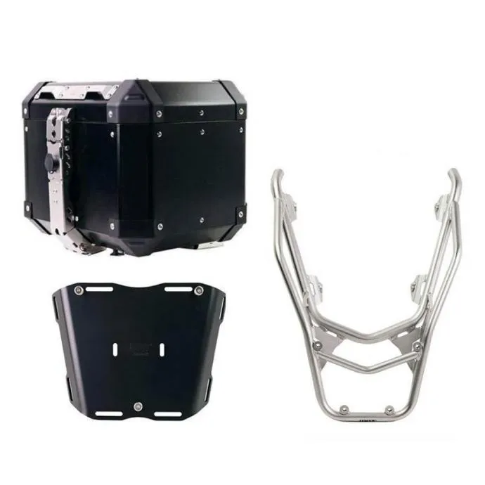 UNIT GARAGE TOP CASE ATLAS 36L ALUMINIUM + NOSAČ - cover