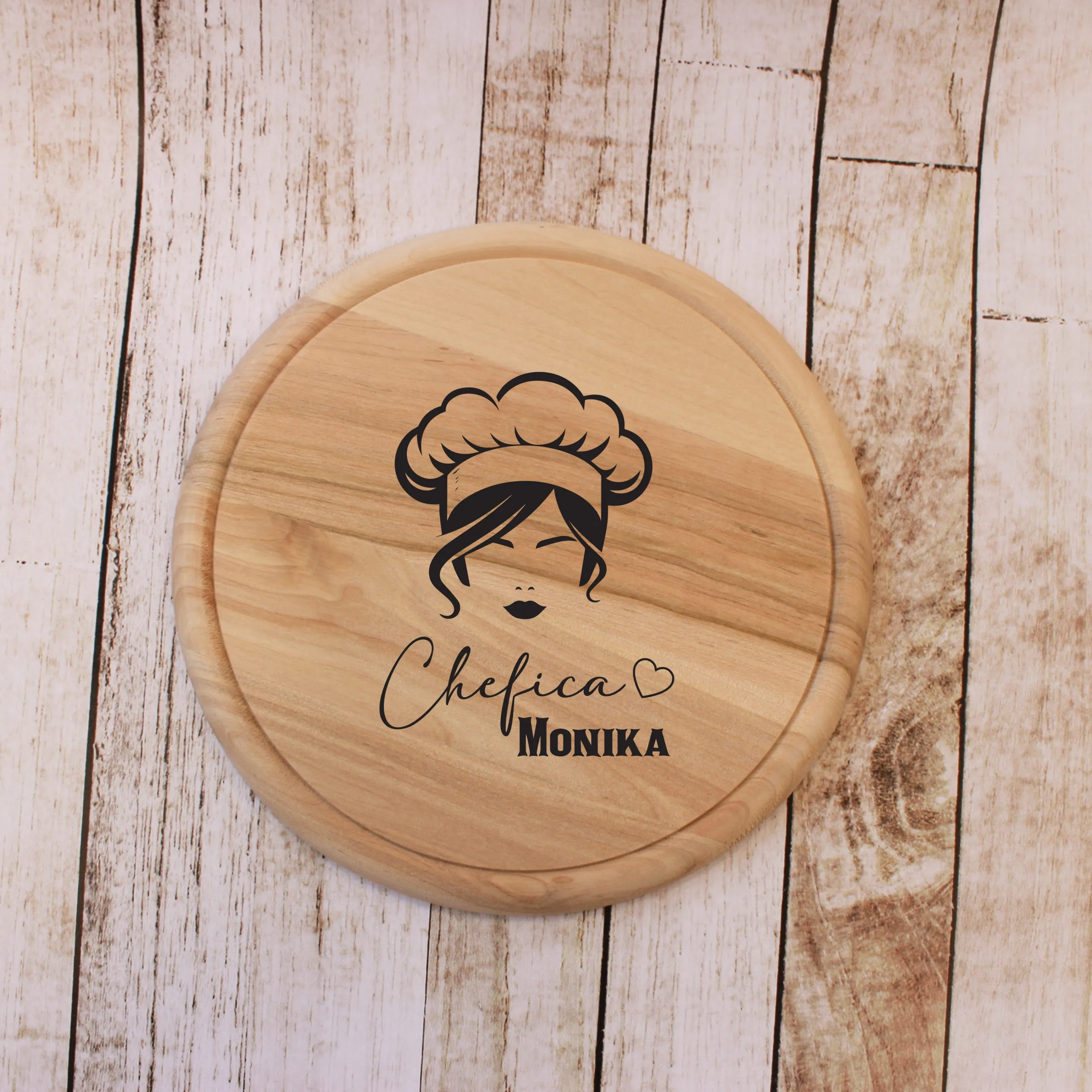Personalizirana daska za rezanje-okrugla - cover