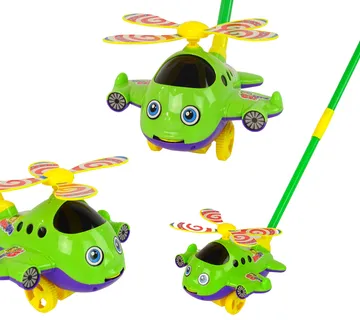 Guralica avion Happy Bell - zeleni - cover