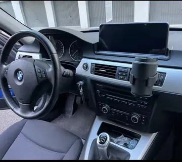 BMW E90 E91 E92 original navigacija android multimedija + iDRIVE WIFI - cover