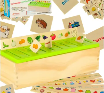 Drvena logička slagalica za razvrstavanje - cover