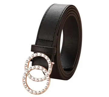 Crystal Double Ring - Ženski remen - cover