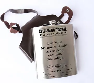 Velika personalizirana pljoska - cover