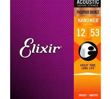 ELIXIR 12-53 PHOSPHOR BRONZE ŽICE ZA AKUSTIČNU GITARU - cover