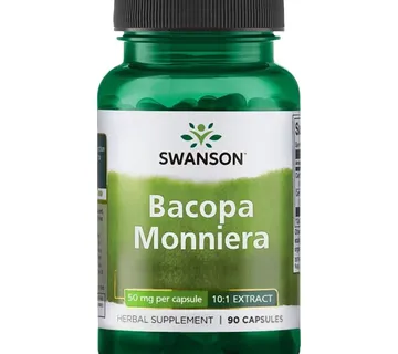 Brahmi (Bacopa monnieri) ekstrakt 50mg x 90 kapsula - cover